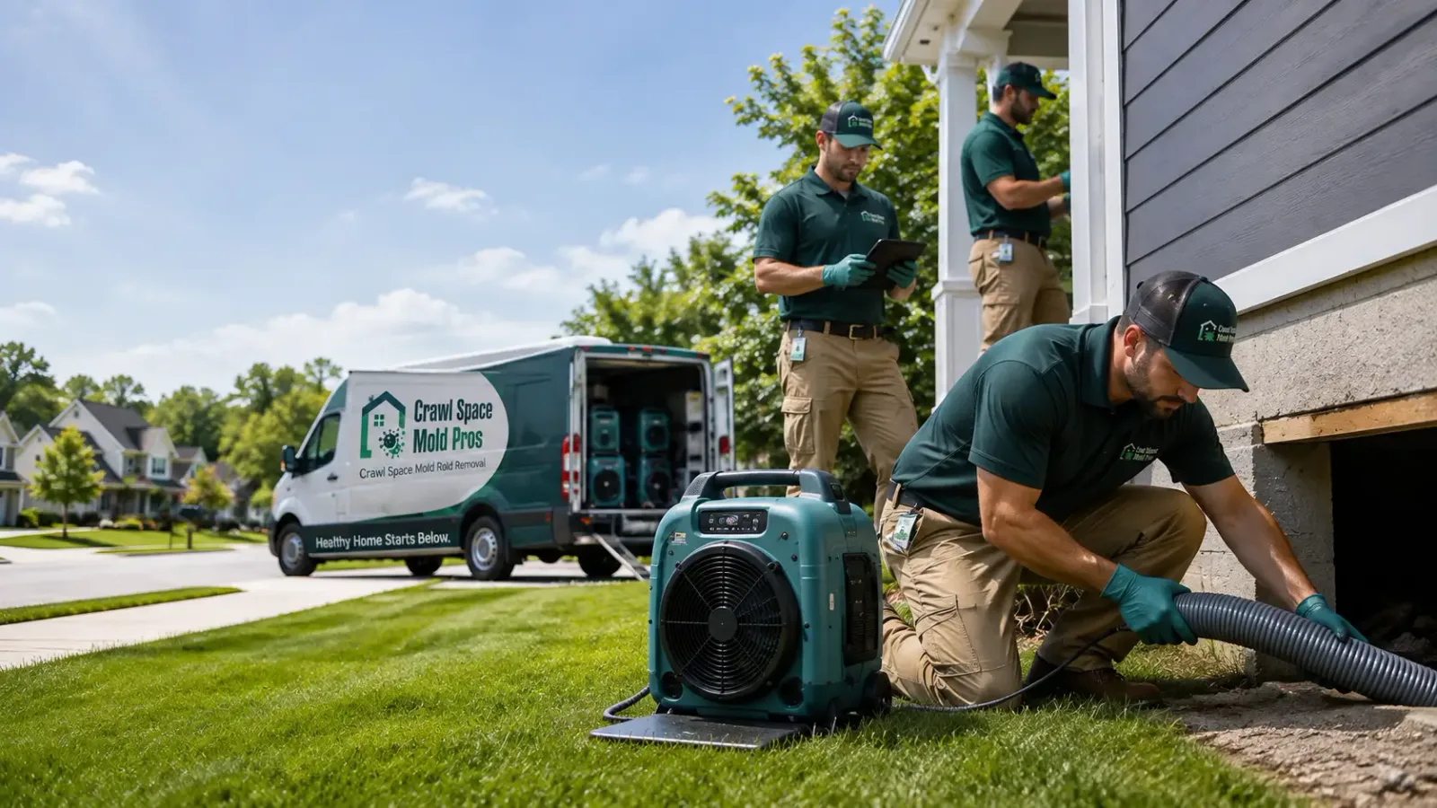 Crawl Space Mold Removal in Sunshine, LA